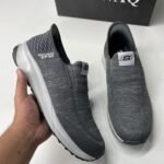 . Skechers Ultra Flex Men's Comfort Slip-Ons Grey