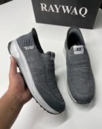 . Skechers Ultra Flex Men's Comfort Slip-Ons Grey