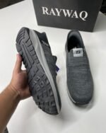 . Skechers Ultra Flex Men's Comfort Slip-Ons Grey - Image 2