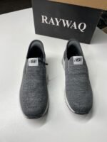 . Skechers Ultra Flex Men's Comfort Slip-Ons Grey - Image 3