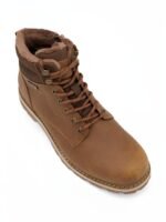 LANDROVER Rugged Lace-Up Outdoor Boot - Brown - Image 10