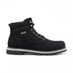 LANDROVER Rugged Lace-Up Outdoor Boot - BLACK
