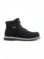 LANDROVER Rugged Lace-Up Outdoor Boot - BLACK
