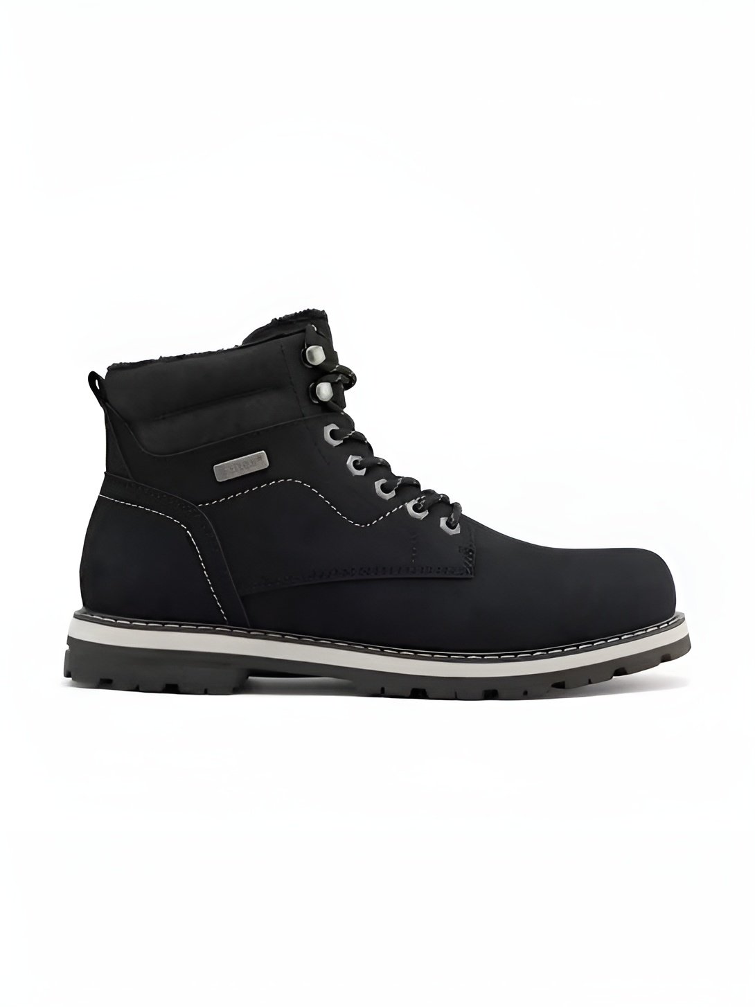 IMG_6450.JPG LANDROVER Rugged Lace-Up Outdoor Boot - BLACK - Image 1