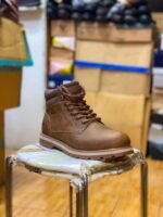 LANDROVER Rugged Lace-Up Outdoor Boot - Brown - Image 2