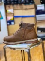 LANDROVER Rugged Lace-Up Outdoor Boot - Brown - Image 4
