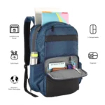 American Tourister Valer 15.6" Laptop Backpack — Air Comfort Plus (Blue) - Image 2