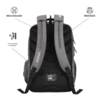 American Tourister Valer 15.6" Laptop Backpack — Air Comfort Plus Ash black - Image 3